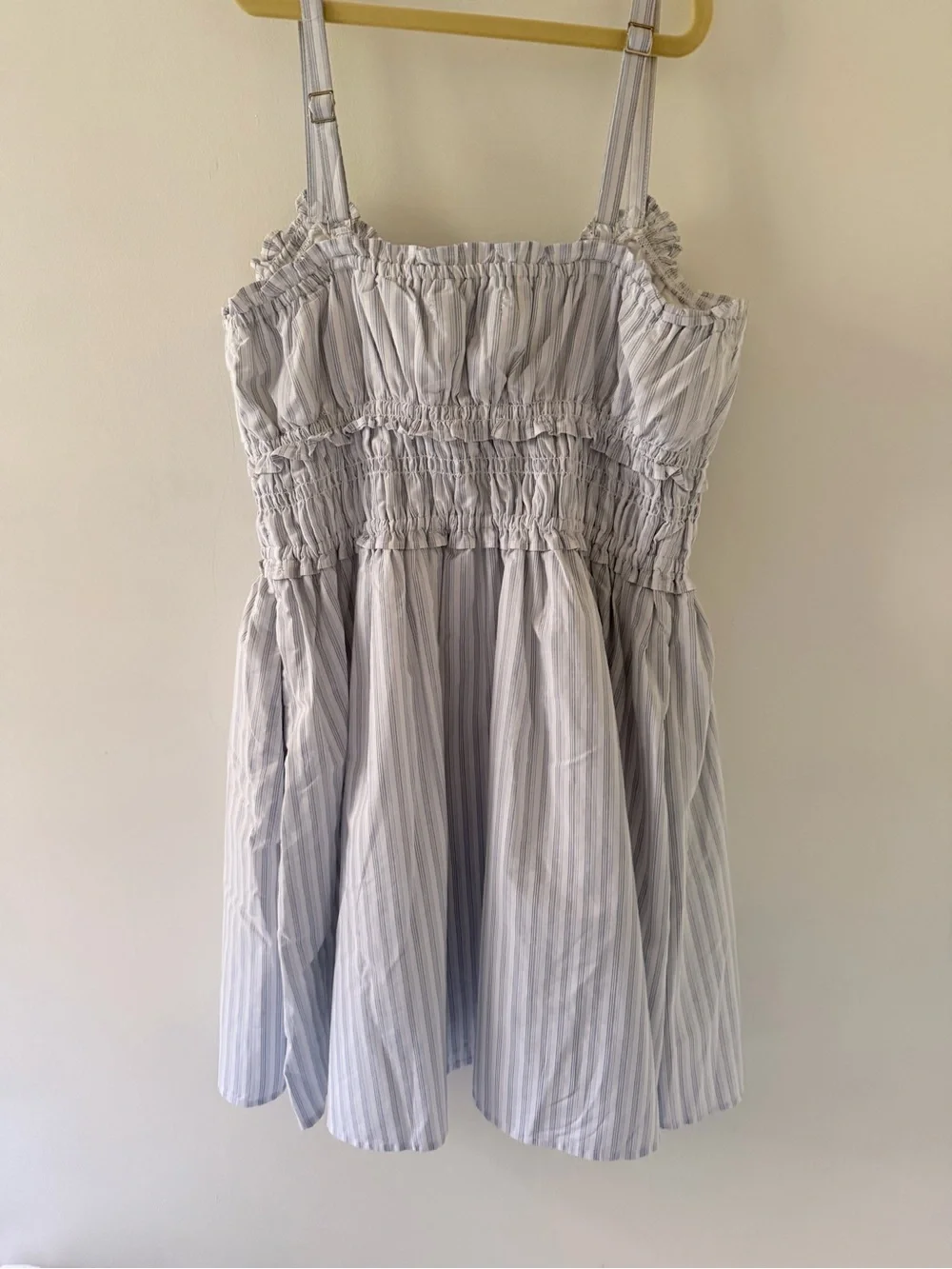 Abercrombie Light Blue Striped Smocked Sundress - Picture 7 of 7